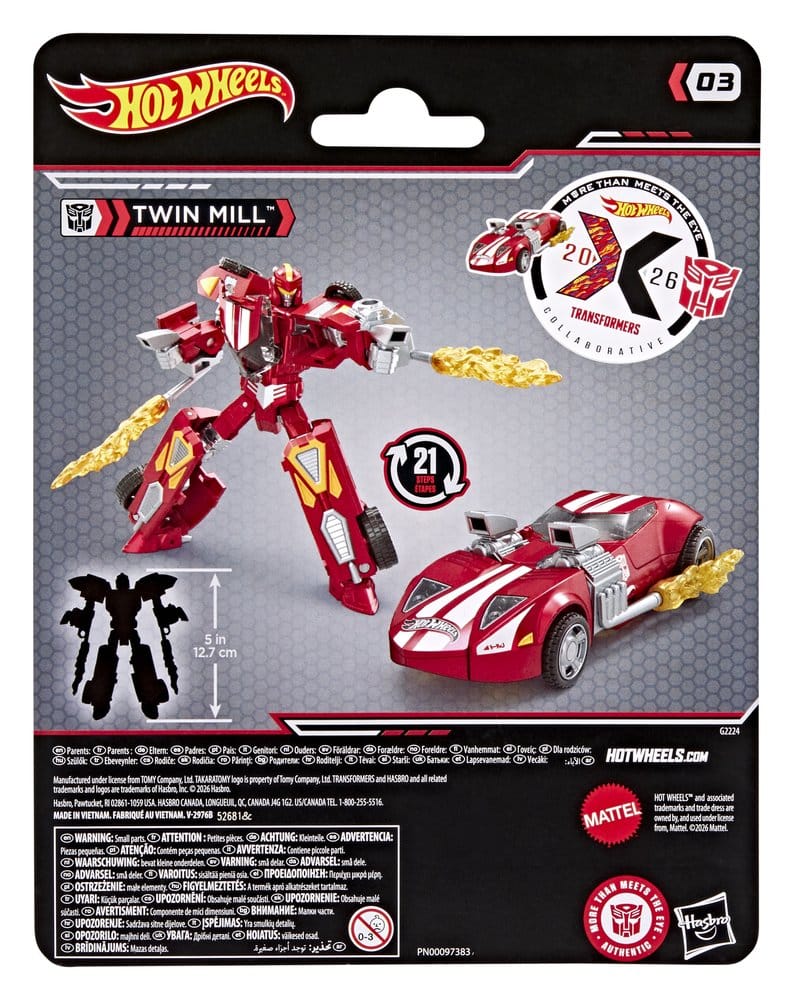 Transformers Collaborative Hot Wheels x Transformers Deluxe Class Actionfigur Twin Mill 13 cm Image 2