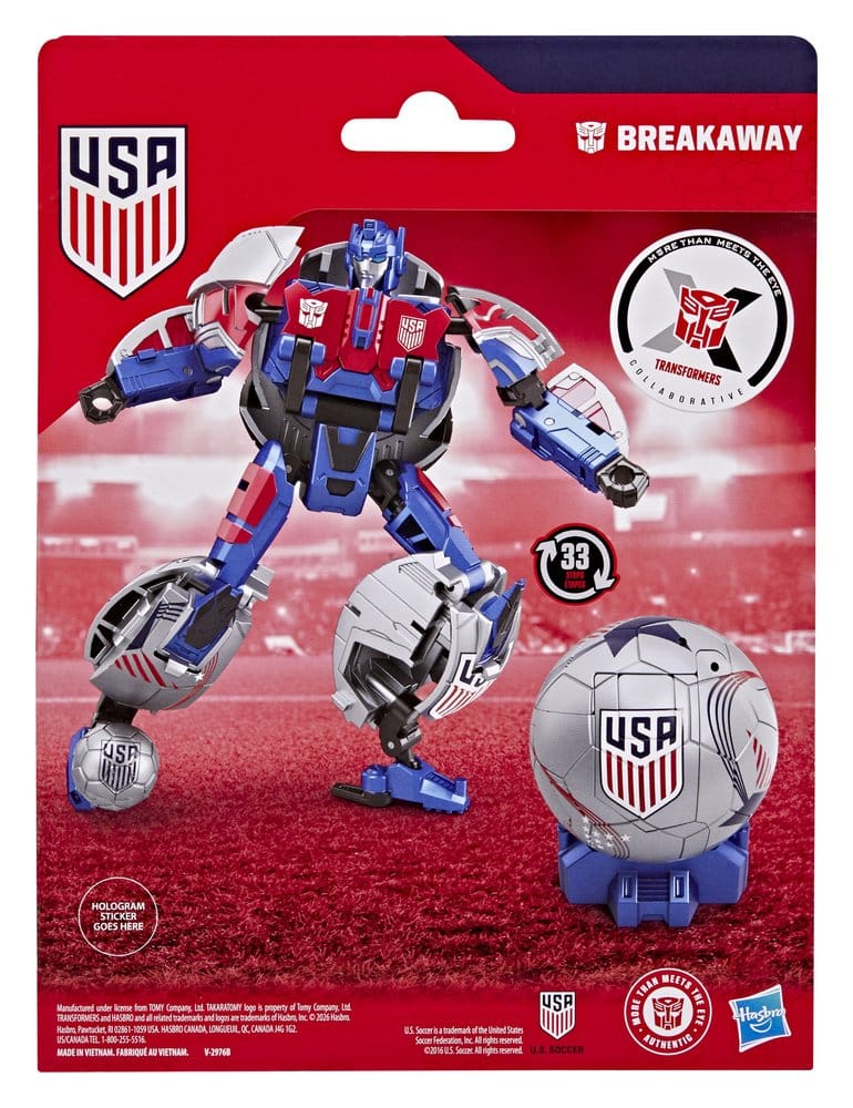 Transformers x US Soccer Federation Actionfigur Breakaway 14 cm Image 2