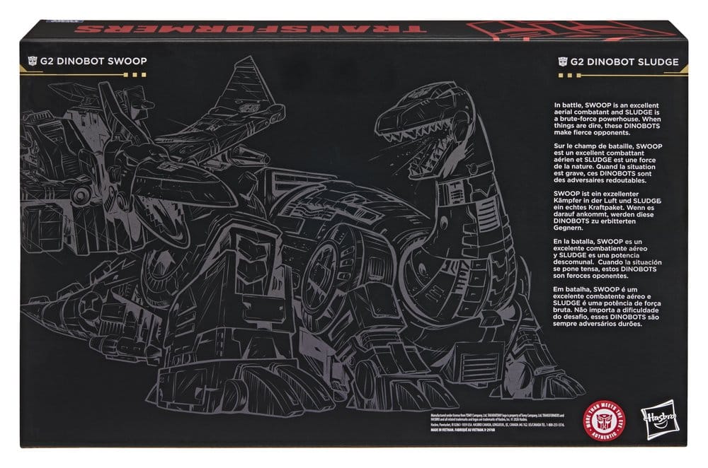 Transformers Age of the Primes Leader Class Actionfiguren 2er-Pack G2 G2 Dinobot Swoop &amp; G2 Dinobot Sludge 19 cm Image 2