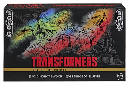 Transformers Age of the Primes Leader Class Actionfiguren 2er-Pack G2 G2 Dinobot Swoop &amp; G2 Dinobot Sludge 19 cm Image 5