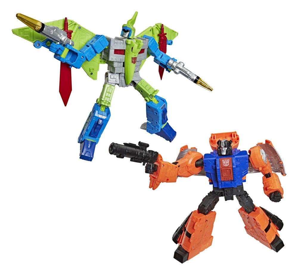 Transformers Age of the Primes Leader Class Actionfiguren 2er-Pack G2 G2 Dinobot Swoop &amp; G2 Dinobot Sludge 19 cm Image 1