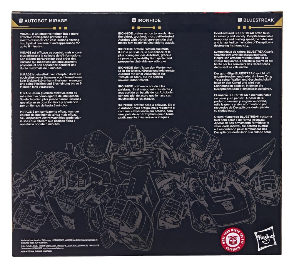 Transformers Age of the Primes Actionfiguren 3er-Pack Autobot Mirage & Bluestreak & Ironhide Image 2