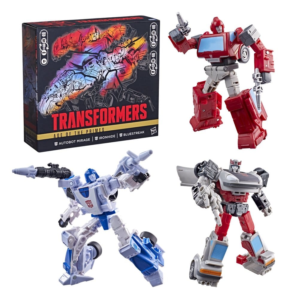 Transformers Age of the Primes Actionfiguren 3er-Pack Autobot Mirage & Bluestreak & Ironhide Image 3