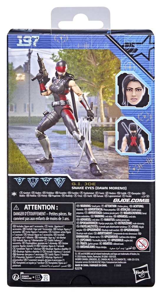 G.I. Joe Classified Series Actionfigur Snake Eyes (Dawn Moreno) 15 cm Image 2