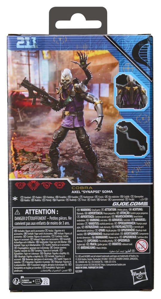 G.I. Joe Classified Series Actionfigur #211 Axel "Synapse" Soma 15 cm Image 2