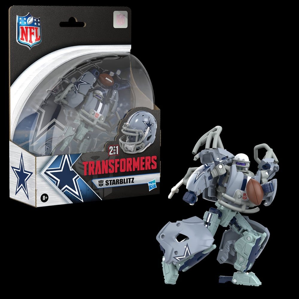 Transformers x NFL Actionfigur Dallas Cowboys: Starblitz 14 cm Image 15