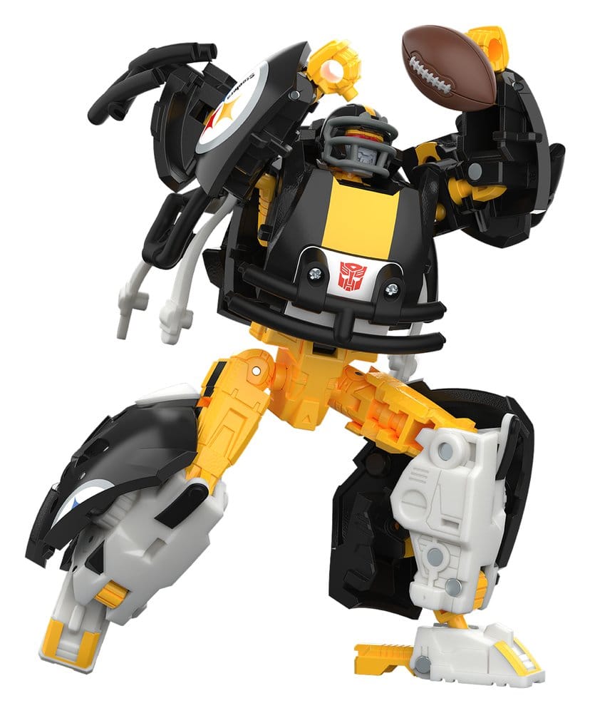 Transformers x NFL Actionfigur Pittsburgh Steelers: Steelsmash 14 cm Image 1