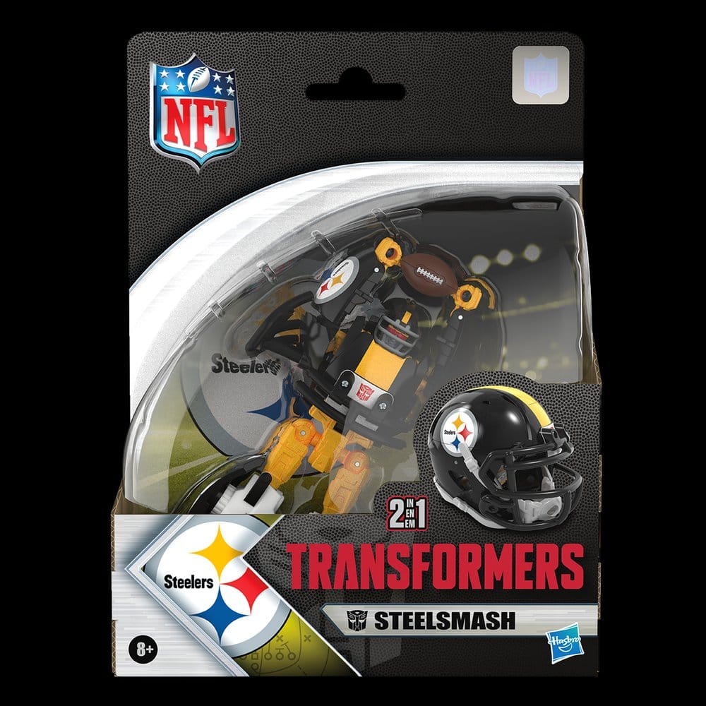 Transformers x NFL Actionfigur Pittsburgh Steelers: Steelsmash 14 cm Image 17