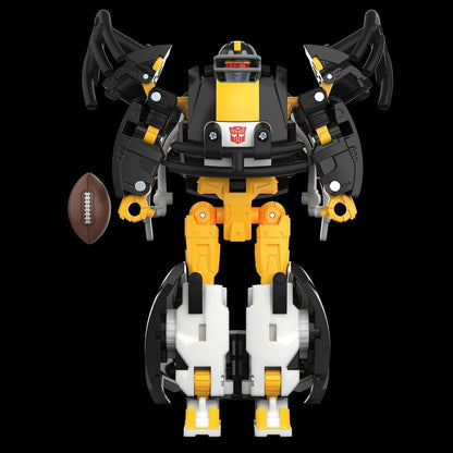 Transformers x NFL Actionfigur Pittsburgh Steelers: Steelsmash 14 cm Image 19