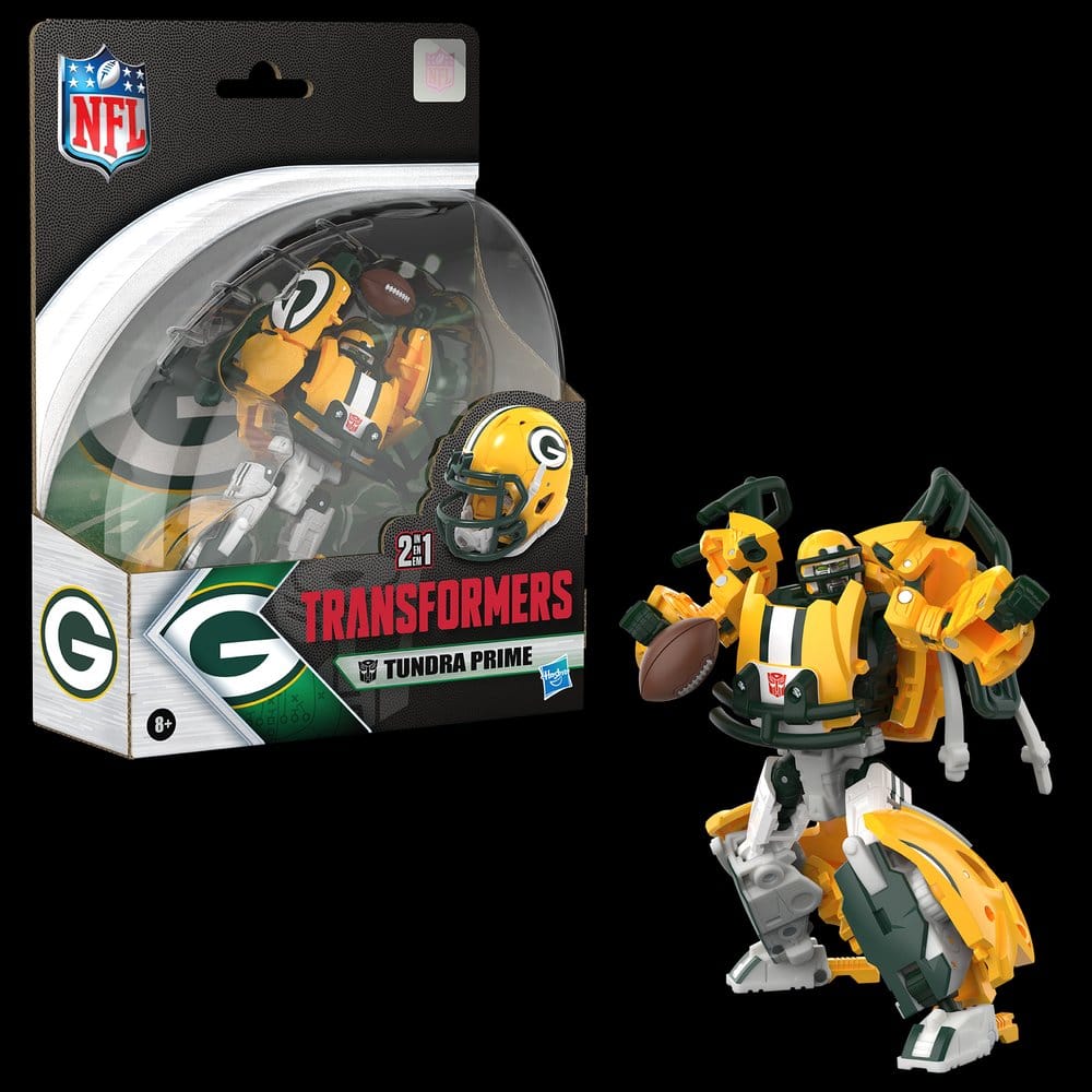 Transformers x NFL Actionfigur Green Bay Packers: Tundra Prime 14 cm Image 12