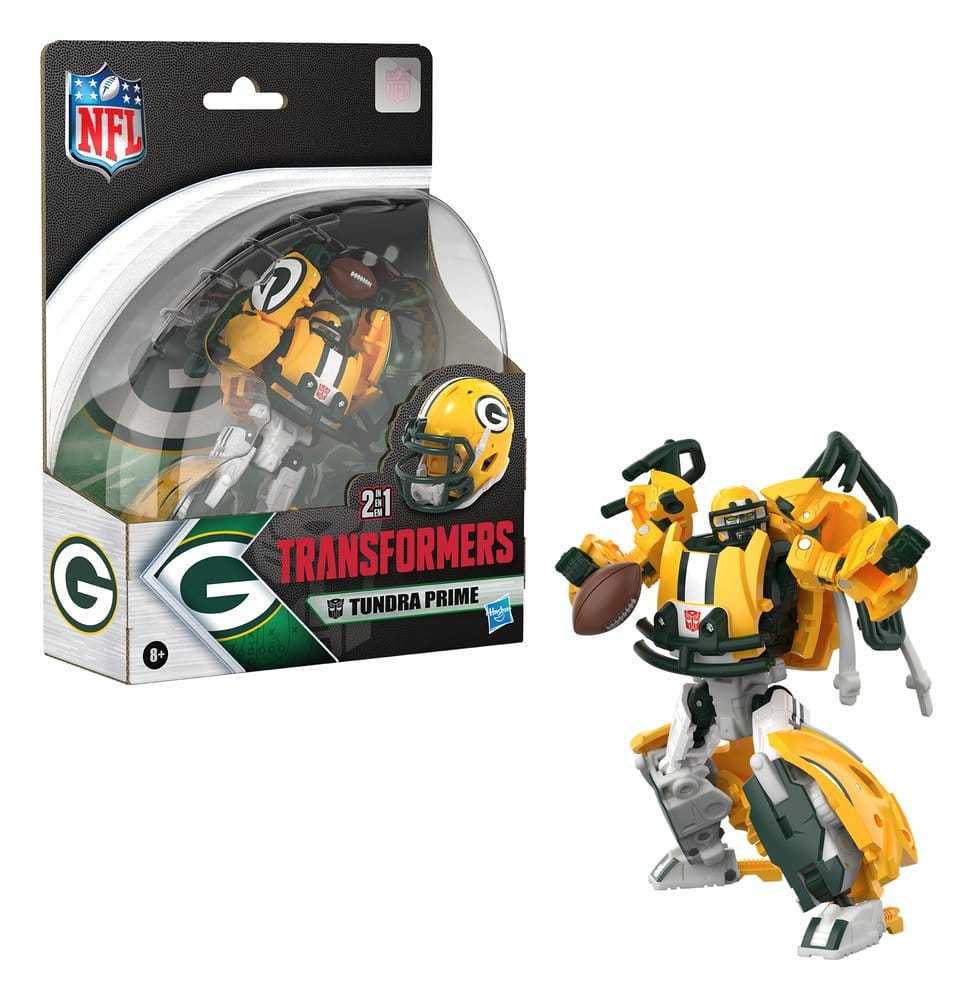 Transformers x NFL Actionfigur Green Bay Packers: Tundra Prime 14 cm Image 16