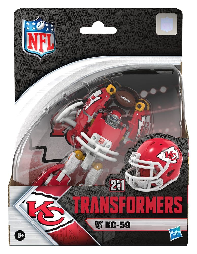 Transformers x NFL Actionfigur Kansas City Chiefs: KC-59 14 cm Image 11