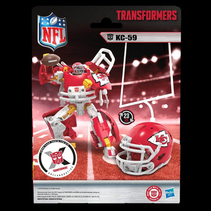 Transformers x NFL Actionfigur Kansas City Chiefs: KC-59 14 cm Image 13