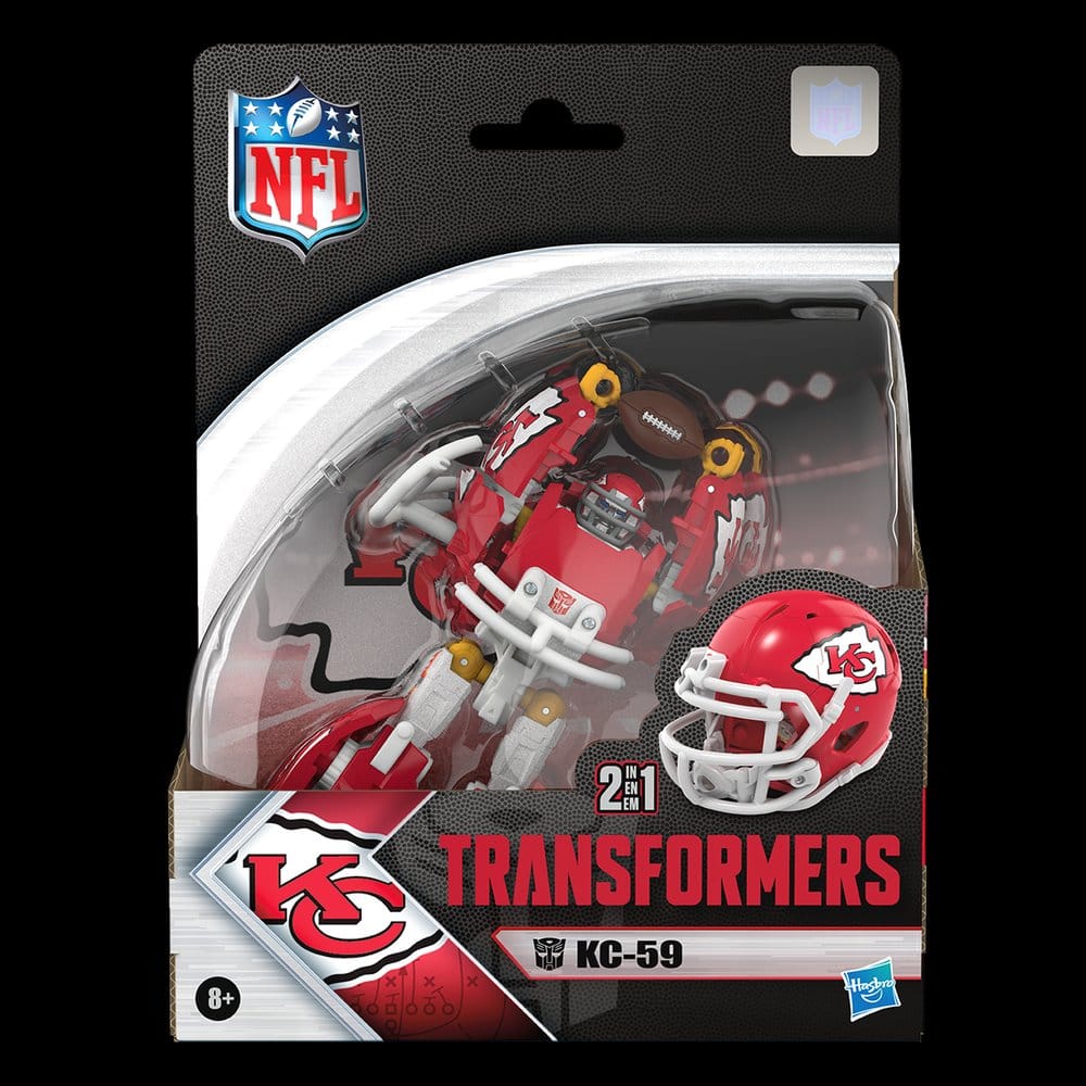Transformers x NFL Actionfigur Kansas City Chiefs: KC-59 14 cm Image 16