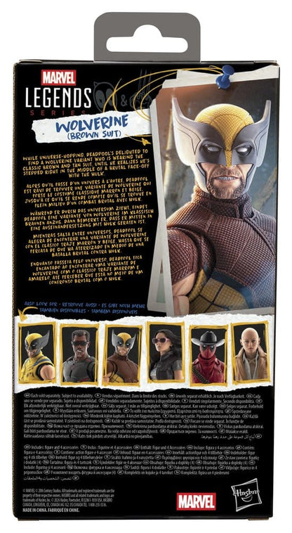Deadpool & Wolverine Marvel Legends Actionfigur Wolverine (Brown Suit) 15 cm Image 2