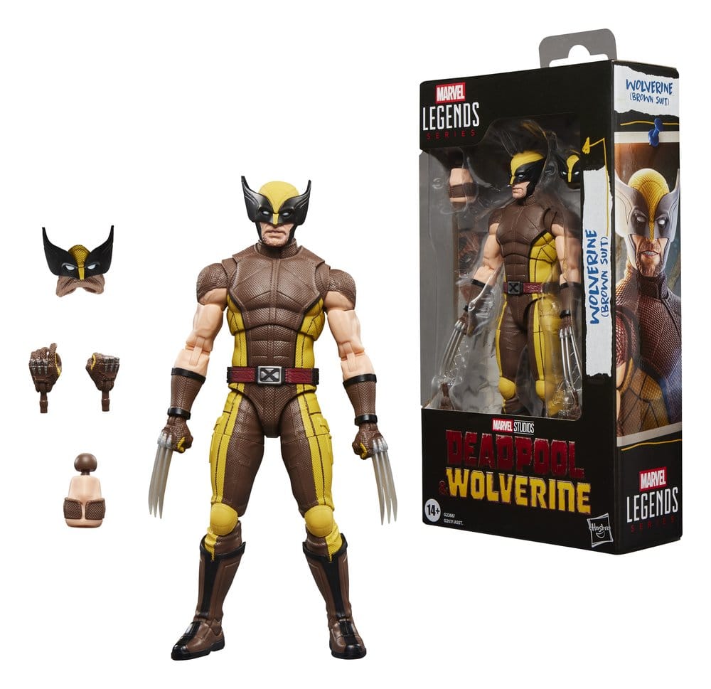 Deadpool & Wolverine Marvel Legends Actionfigur Wolverine (Brown Suit) 15 cm Image 3