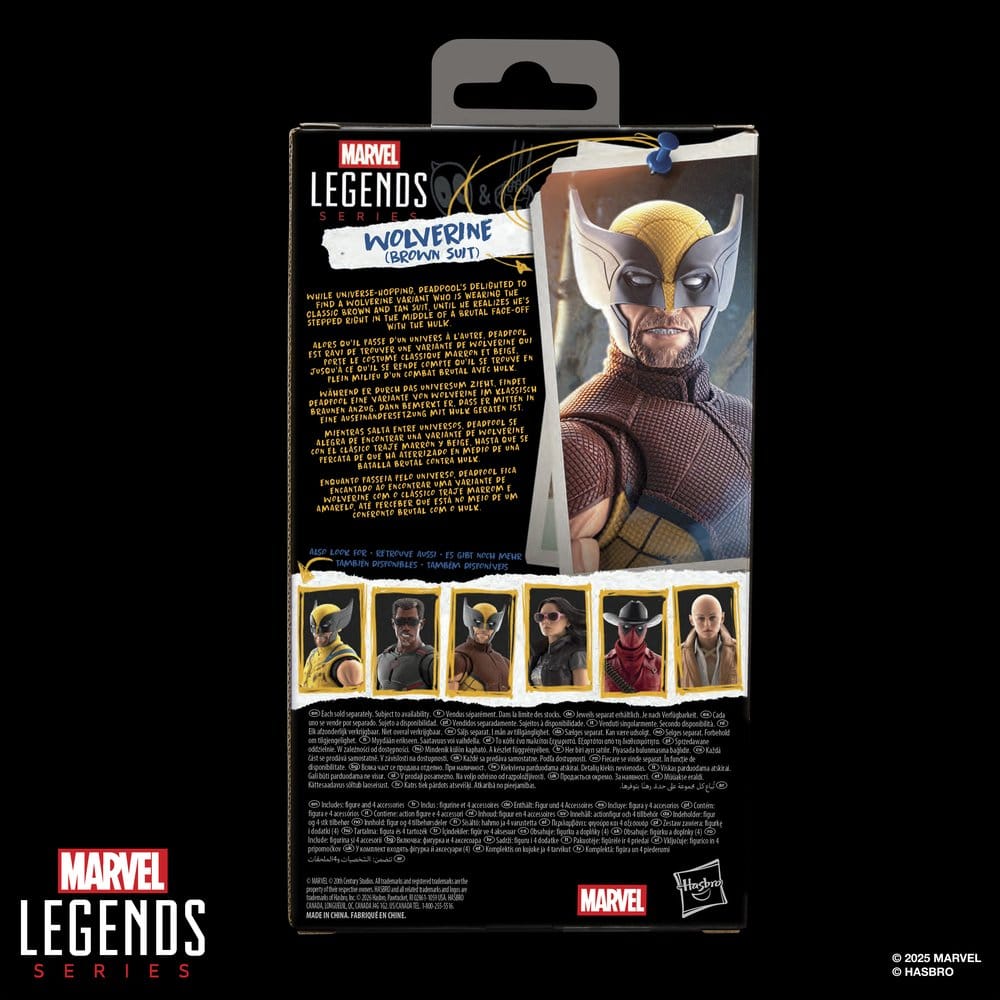 Deadpool & Wolverine Marvel Legends Actionfigur Wolverine (Brown Suit) 15 cm Image 14