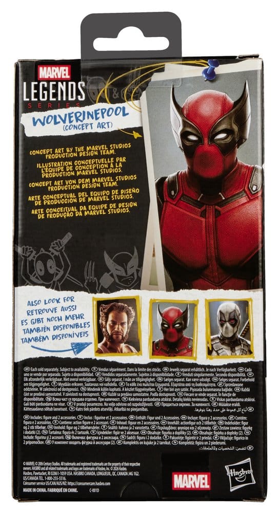 Deadpool & Wolverine Marvel Legends Actionfigur Wolverinepool (Concept Art) 15 cm Image 2