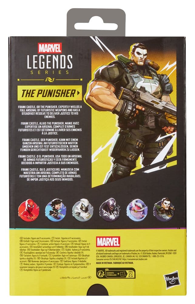 Marvel Rivals Marvel Legends Actionfigur The Punisher 15 cm Image 2