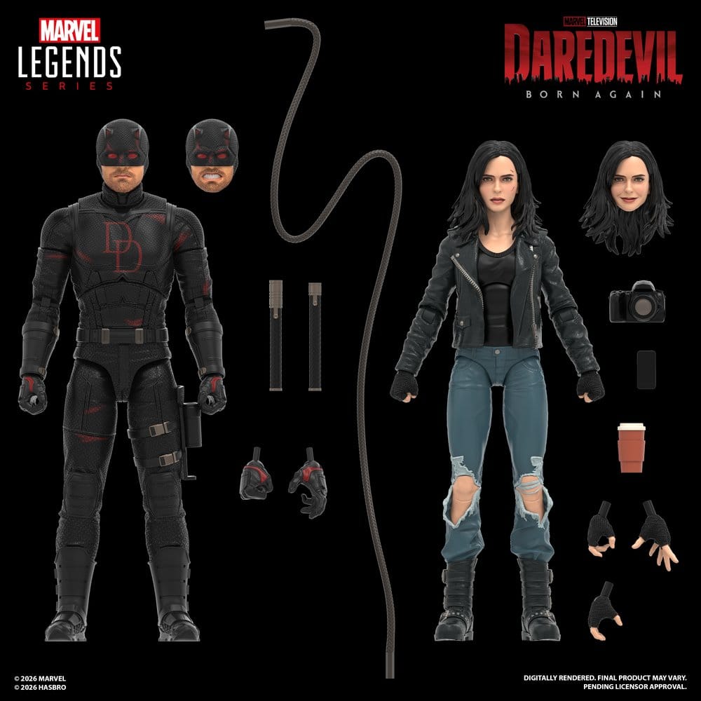 Daredevil: Born Again Marvel Legends Actionfiguren 2er-Pack Daredevil & Jessica Jones 15 cm Image 3