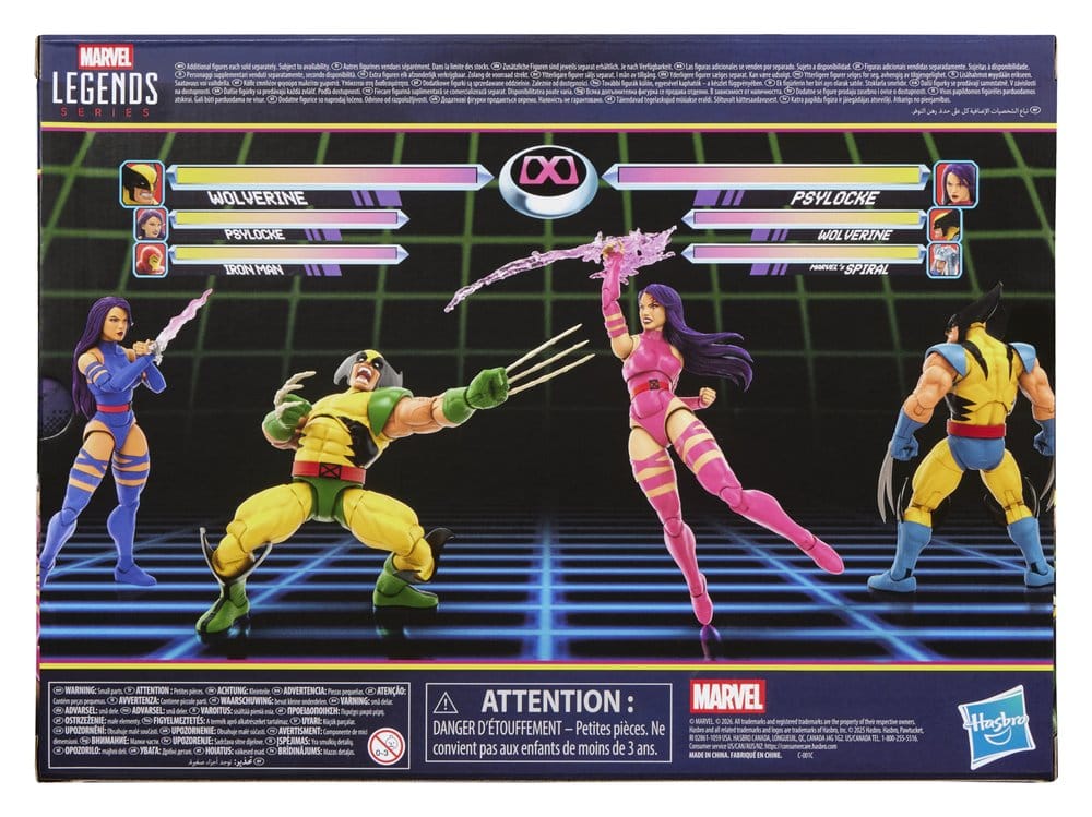 Marvel Games Marvel Legends Actionfiguren 2er-Pack Wolverine & Psylocke 15 cm Image 2