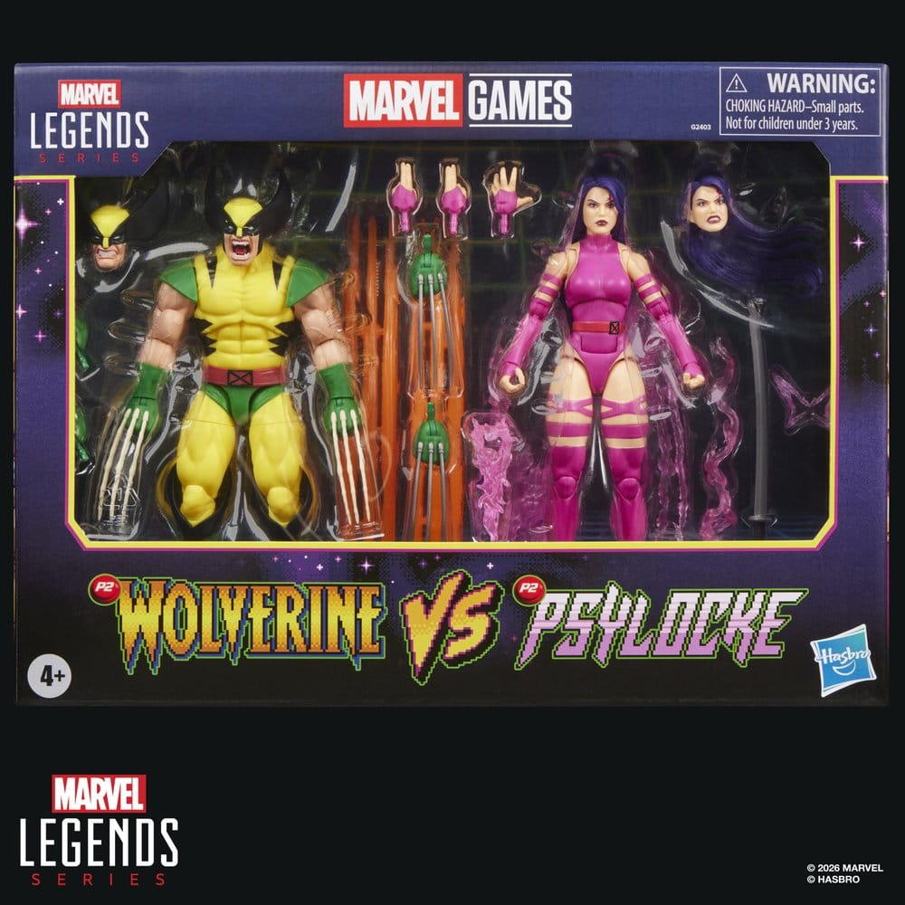 Marvel Games Marvel Legends Actionfiguren 2er-Pack Wolverine & Psylocke 15 cm Image 7