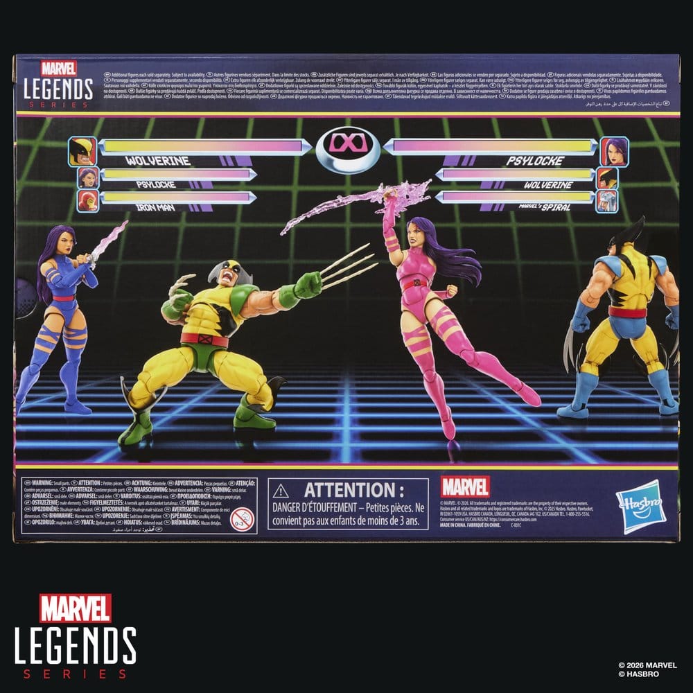 Marvel Games Marvel Legends Actionfiguren 2er-Pack Wolverine & Psylocke 15 cm Image 12
