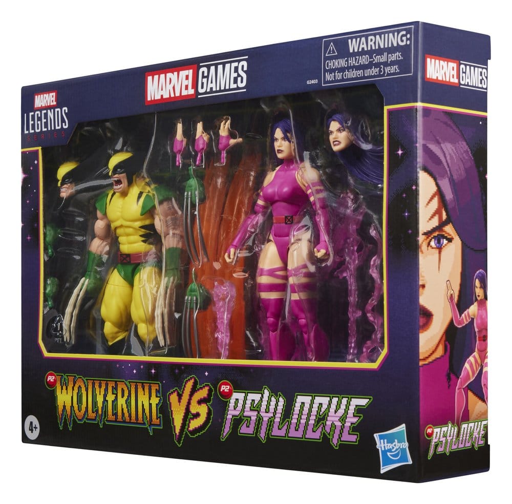 Marvel Games Marvel Legends Actionfiguren 2er-Pack Wolverine & Psylocke 15 cm Image 13