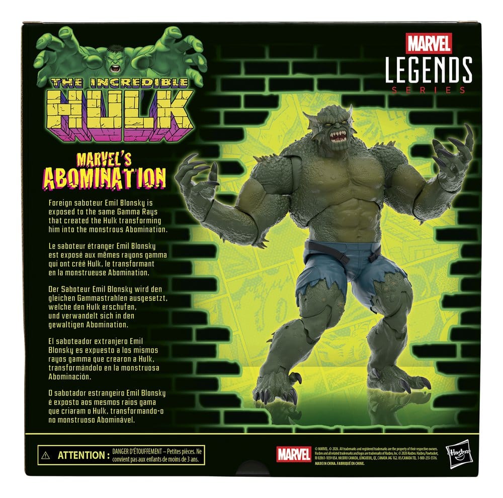 The Incredible Hulk Marvel Legends Actionfigur Marvel's Abomination 15 cm Image 2