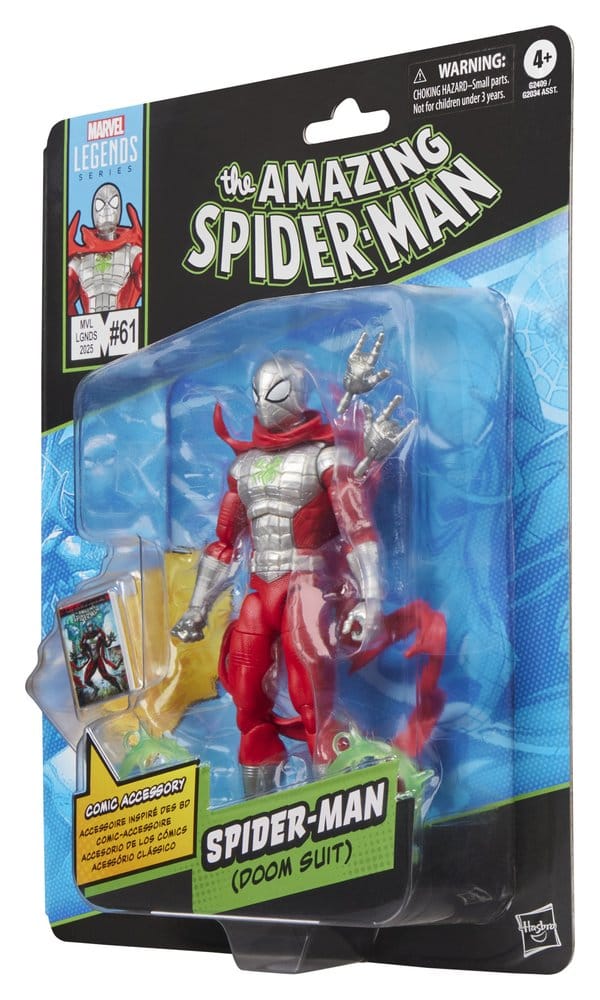 The Amazing Spider-Man Marvel Legends Actionfigur Spider-Man (Doom Suit) 15 cm Image 10