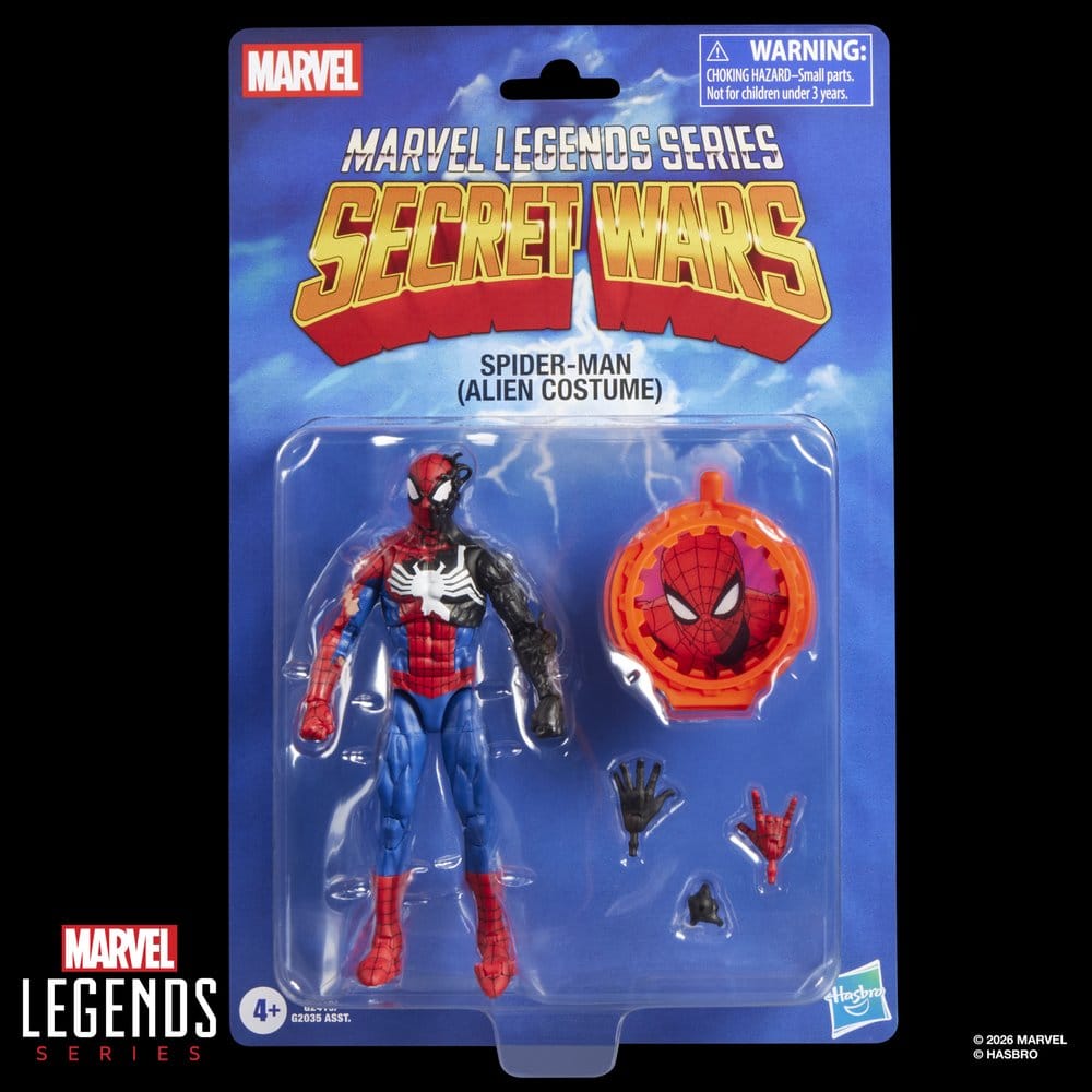 Secret Wars Marvel Legends Actionfigur Spider-Man (Alien Costume) 15 cm Image 6