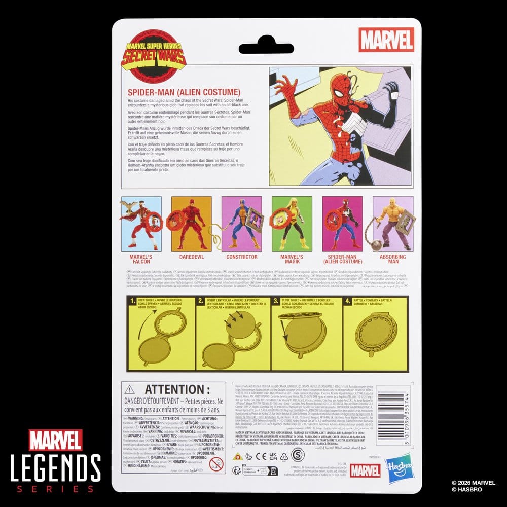 Secret Wars Marvel Legends Actionfigur Spider-Man (Alien Costume) 15 cm Image 10