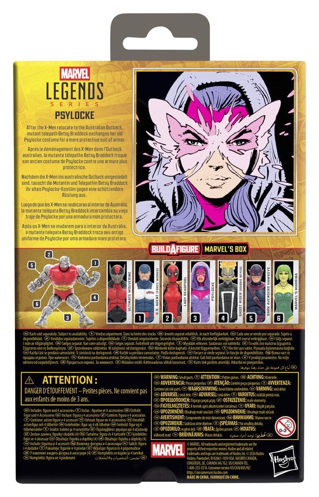 Marvel Legends Actionfigur Psylocke (BAF: Marvel's Box) 15 cm Image 2