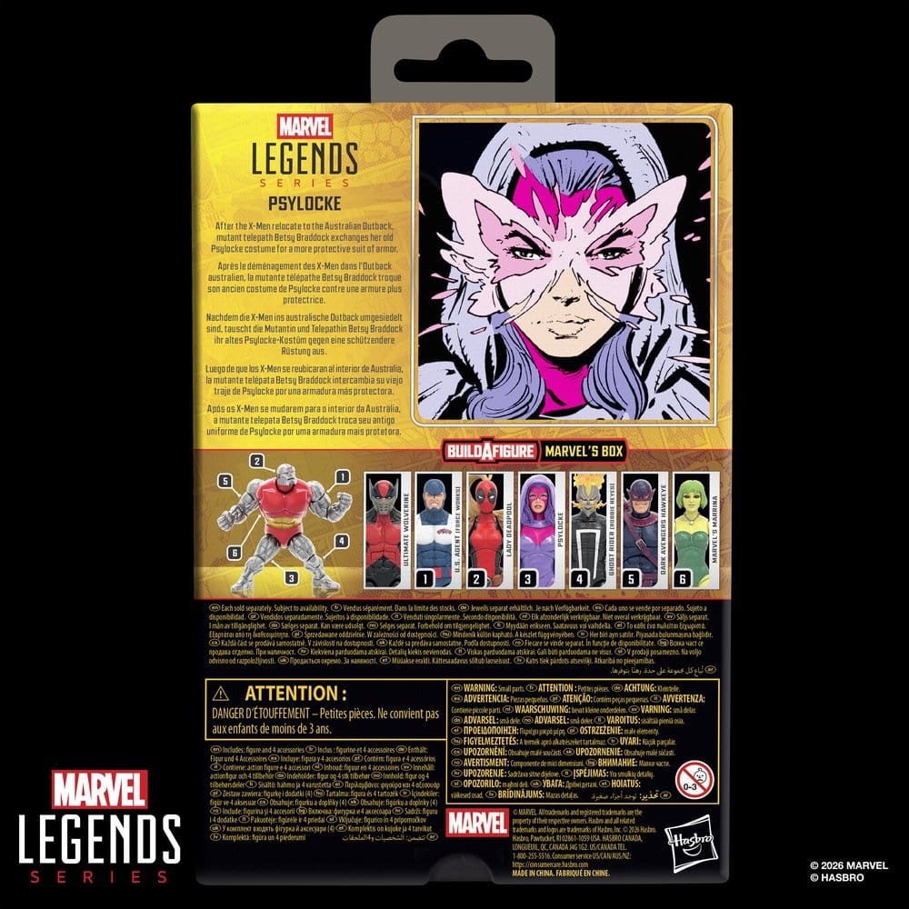 Marvel Legends Actionfigur Psylocke (BAF: Marvel's Box) 15 cm Image 15