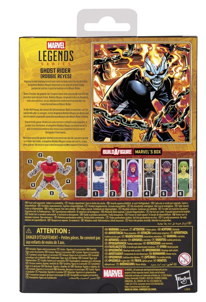 Marvel Legends Actionfigur Ghost Rider (Robbie Reyes) (BAF: Marvel's Box) 15 cm Image 2