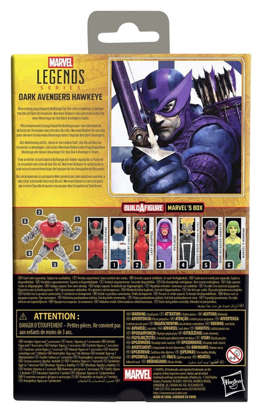 Marvel Legends Actionfigur Dark Avengers Hawkeye (BAF: Marvel's Box) 15 cm Image 2