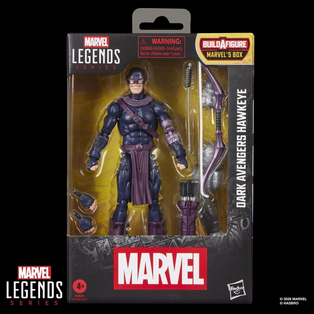 Marvel Legends Actionfigur Dark Avengers Hawkeye (BAF: Marvel's Box) 15 cm Image 13