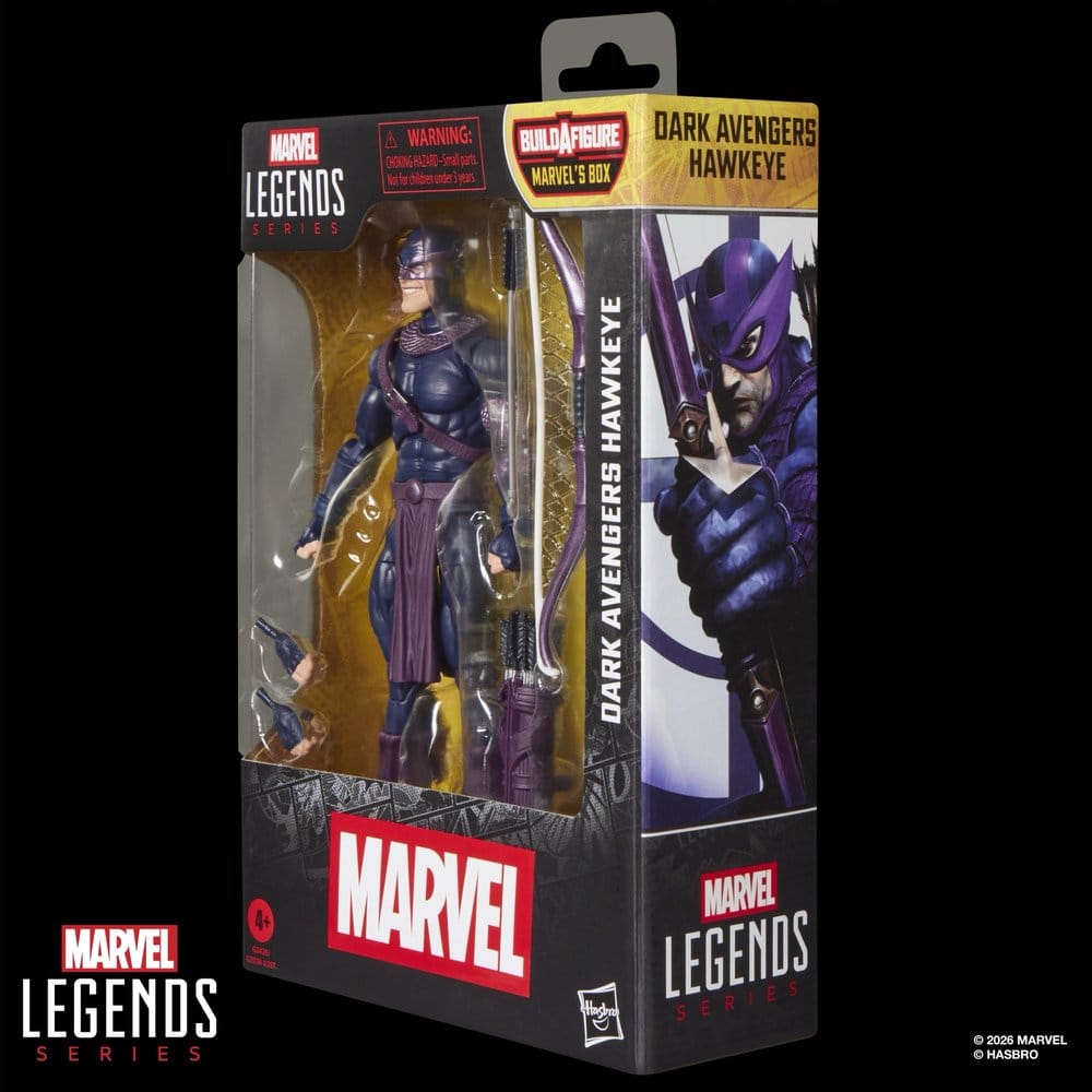 Marvel Legends Actionfigur Dark Avengers Hawkeye (BAF: Marvel's Box) 15 cm Image 14