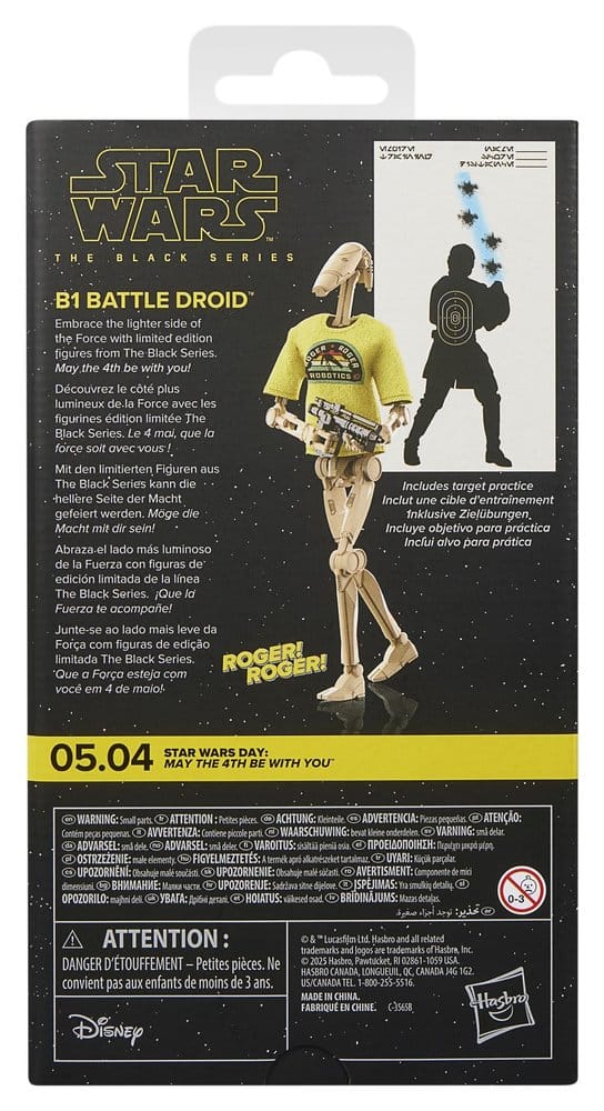 Star Wars Black Series Actionfigur B1 Battle Droid May the 4th Be With You 15 cm Image 2