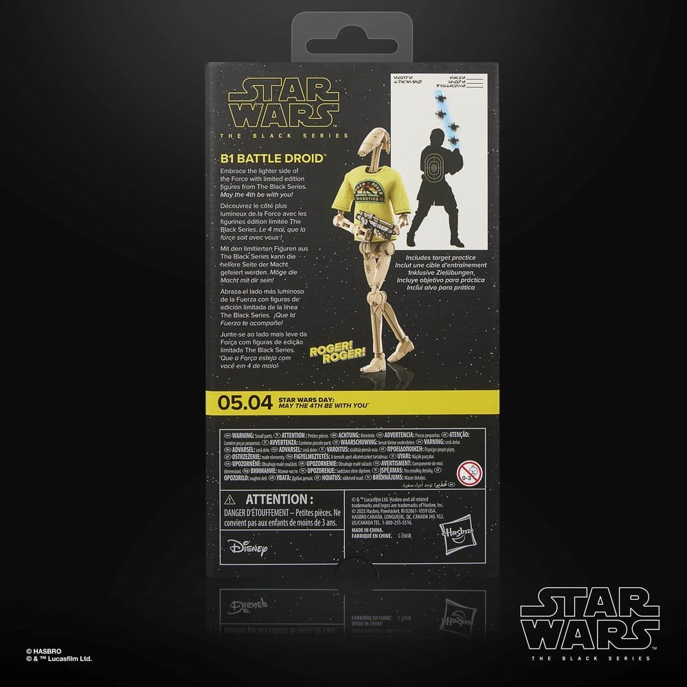 Star Wars Black Series Actionfigur B1 Battle Droid May the 4th Be With You 15 cm Image 6