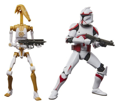 Star Wars: Battlefront II Black Series Actionfiguren 2er-Pack Phase I Assault Trooper & Battle Droid Officer 15 cm Image 1