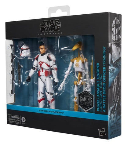 Star Wars: Battlefront II Black Series Actionfiguren 2er-Pack Phase I Assault Trooper & Battle Droid Officer 15 cm Image 5