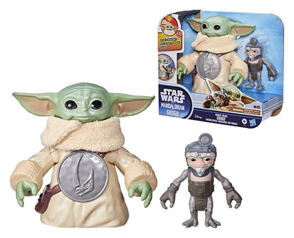 Star Wars: The Mandalorian & Grogu Elektronische Actionfigur Knuddelspaß Grogu & Anzellaner 17 cm Image 3