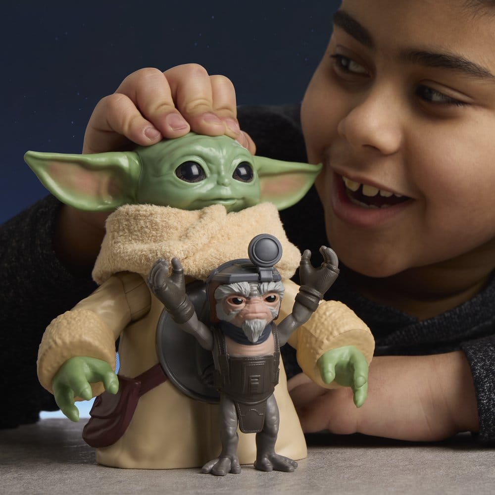 Star Wars: The Mandalorian & Grogu Elektronische Actionfigur Knuddelspaß Grogu & Anzellaner 17 cm Image 10