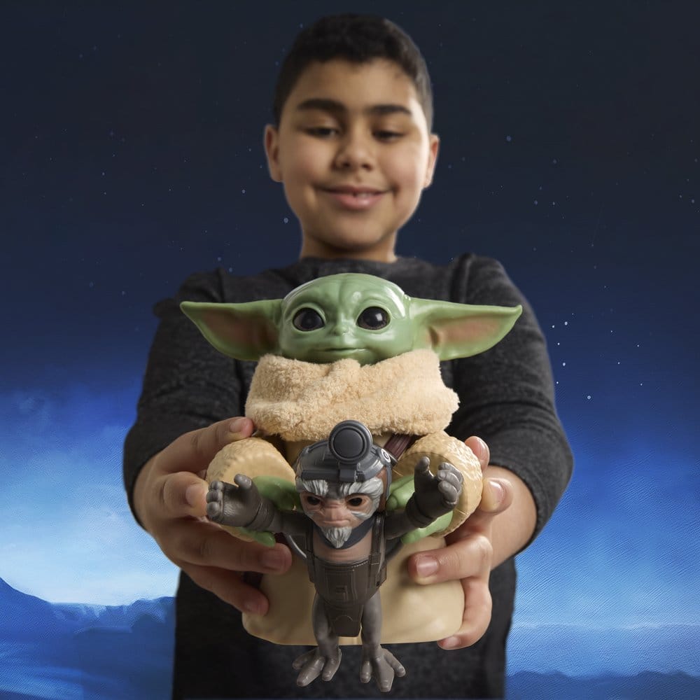 Star Wars: The Mandalorian & Grogu Elektronische Actionfigur Knuddelspaß Grogu & Anzellaner 17 cm Image 14