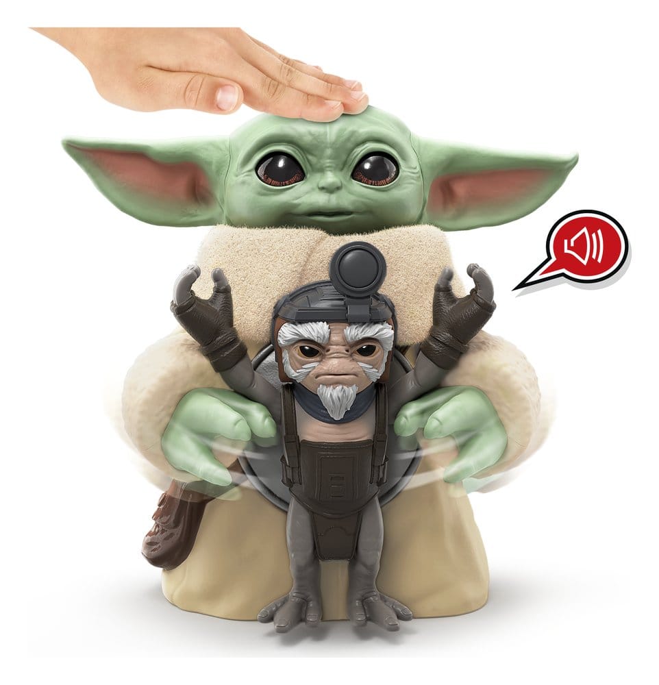 Star Wars: The Mandalorian & Grogu Elektronische Actionfigur Knuddelspaß Grogu & Anzellaner 17 cm Image 16