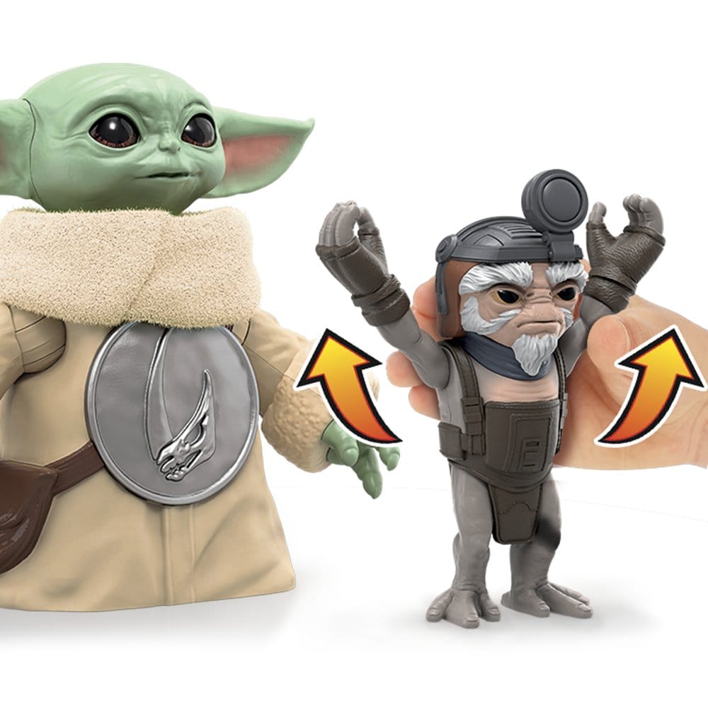 Star Wars: The Mandalorian & Grogu Elektronische Actionfigur Knuddelspaß Grogu & Anzellaner 17 cm Image 17