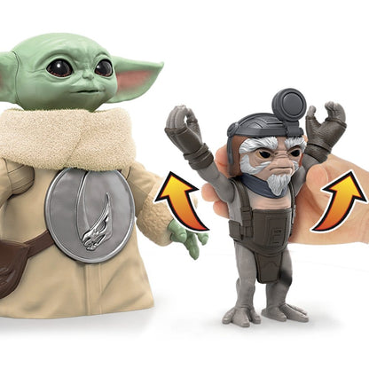 Star Wars: The Mandalorian & Grogu Elektronische Actionfigur Knuddelspaß Grogu & Anzellaner 17 cm Image 17