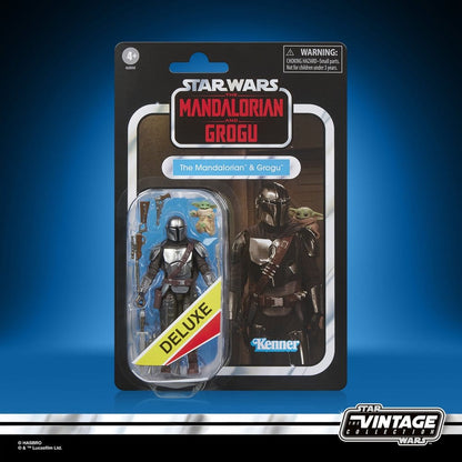 Star Wars: The Mandalorian & Grogu Vintage Collection Actionfigur The Mandalorian & Grogu 10 cm Image 3