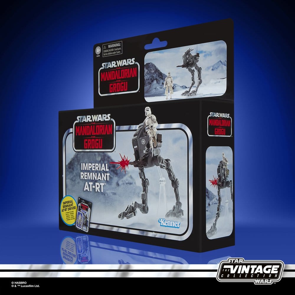 Star Wars: The Mandalorian & Grogu Vintage Collection Fahrzeug Imperial Remnant AT-RT 10 cm Image 10